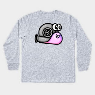 Turbo Snail V1 - Whimsy Vibes Kids Long Sleeve T-Shirt